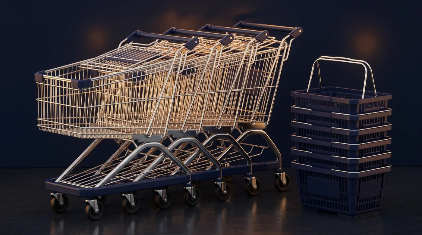 Movilidad en tienda — Carritos y canastas: el envase con el que el shopper recorre la tienda.